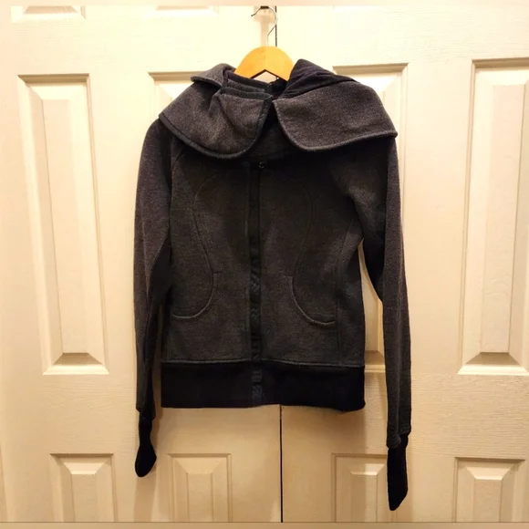 🔥RARE -Lululemon Scuba Hoodie 🌟Detachable Hood🌟 Size-6 - NWOT 🍋🔥 - Picture 6 of 12